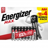 Energizer Max AAA Promo 12+4